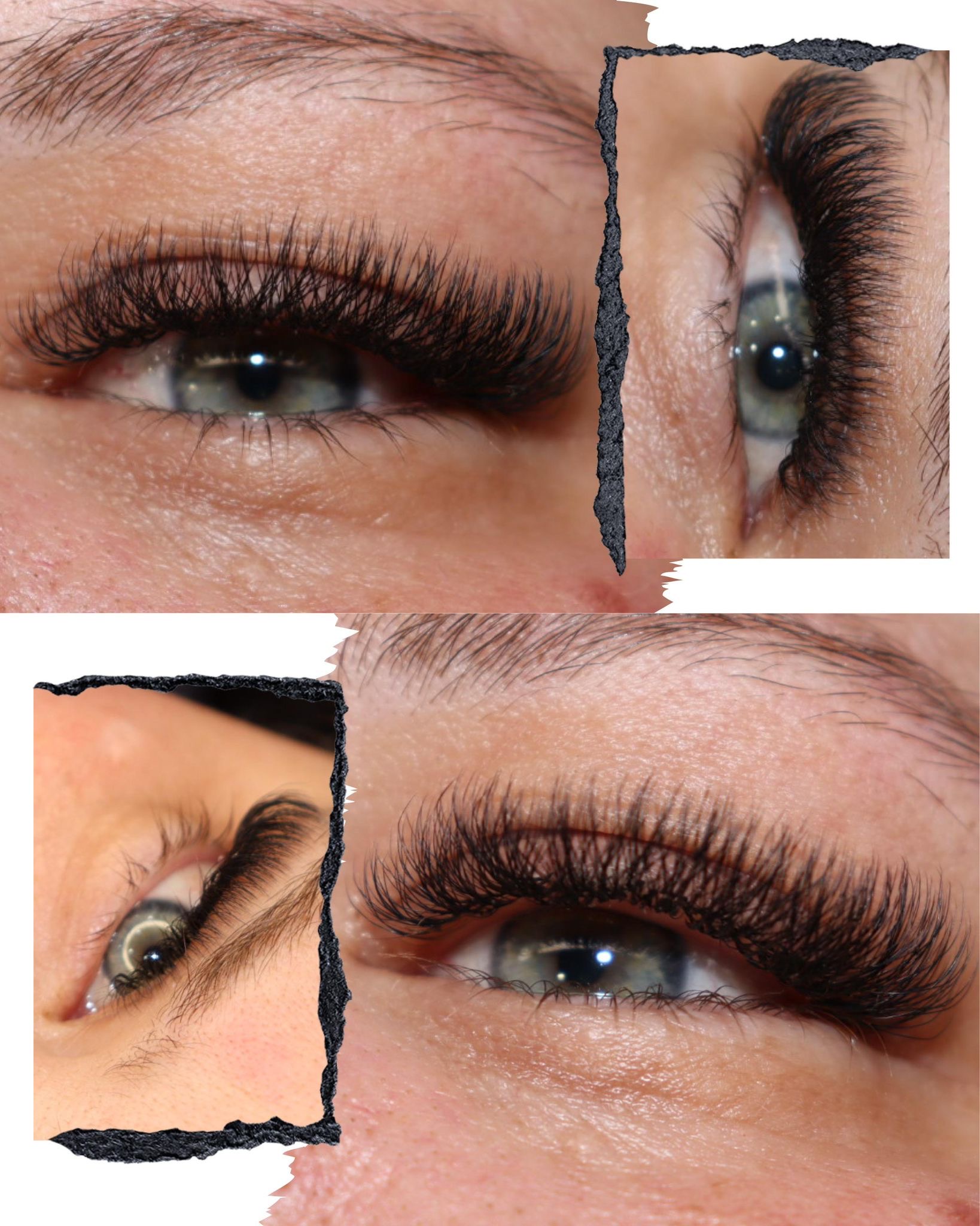 UV Wimpernverlängerung Softvolumen 2D bis 5D